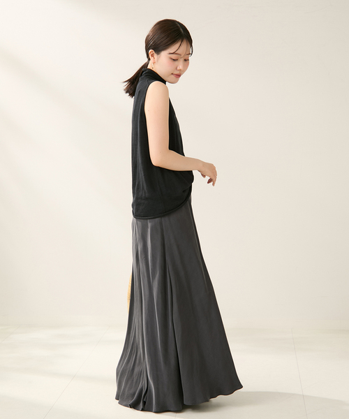 plage(プラージュ)の「silk/linen nuance プルオーバー(ニット/セーター・レディース・ブラック/カーキ・FREE)」の10枚目の写真