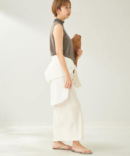 Plage silk/linen nuance プルオーバー 新品未使用 セール】silk/linen nuance プルオーバー（ニット/セーター