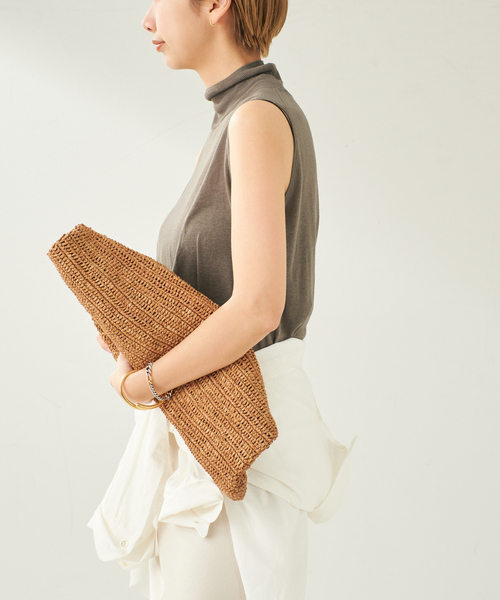 Plage silk/linen nuance プルオーバー 新品未使用 セール】silk/linen nuance プルオーバー（ニット/セーター