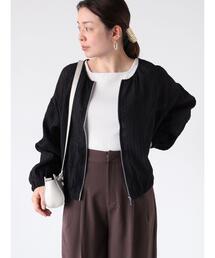 Lugnoncure | ノーカラーカットブルゾン(ブルゾン)