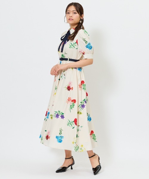 アンド クチュール ボタニカルフラワーワンピース ボタニカルフラワーワンピース（ワンピース）｜AND COUTURE