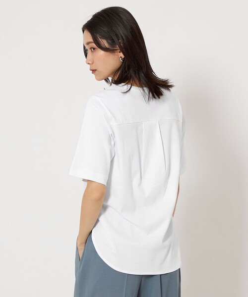 セール】KOKAGE ラウンドヘム Tシャツ -接触冷感・UVカット-（T