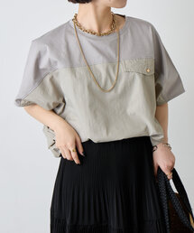 Jena espace merveilleux | フハク切替シルケットカットソー(Tシャツ/カットソー)