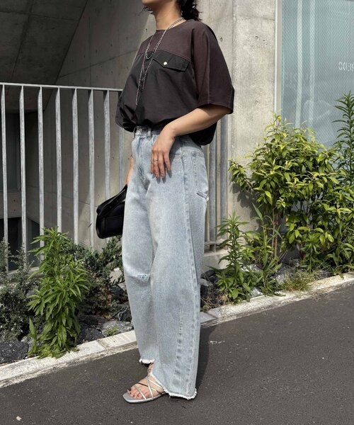 Jena espace merveilleux｜フハク切替シルケットカットソー