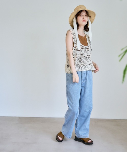 studio CLIP（スタディオクリップ）の「クロシェレースビスチェ（ベスト・レディース・その他1/ブラック/ナチュラル/その他2/その他3/ブラウン・FREE）」の18枚目の写真