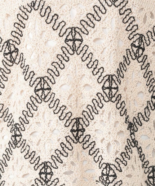 studio CLIP（スタディオクリップ）の「クロシェレースビスチェ（ベスト・レディース・その他1/ブラック/ナチュラル/その他2/その他3/ブラウン・FREE）」の9枚目の写真