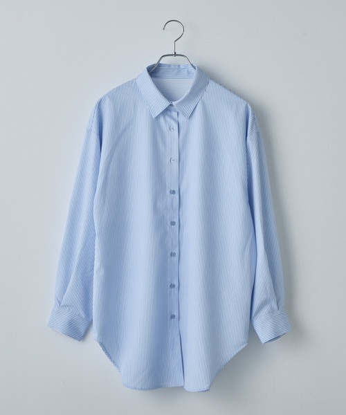 COLONY 2139（コロニートゥーワンスリーナイン）の「シャツラッシュガード（ラッシュガード・レディース・オフホワイト/ブラック/サックスブルー・FREE）」の6枚目の写真