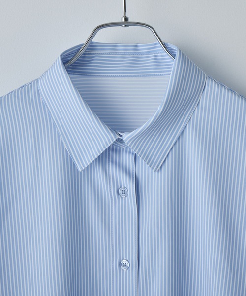 COLONY 2139（コロニートゥーワンスリーナイン）の「シャツラッシュガード（ラッシュガード・レディース・オフホワイト/ブラック/サックスブルー・FREE）」の11枚目の写真