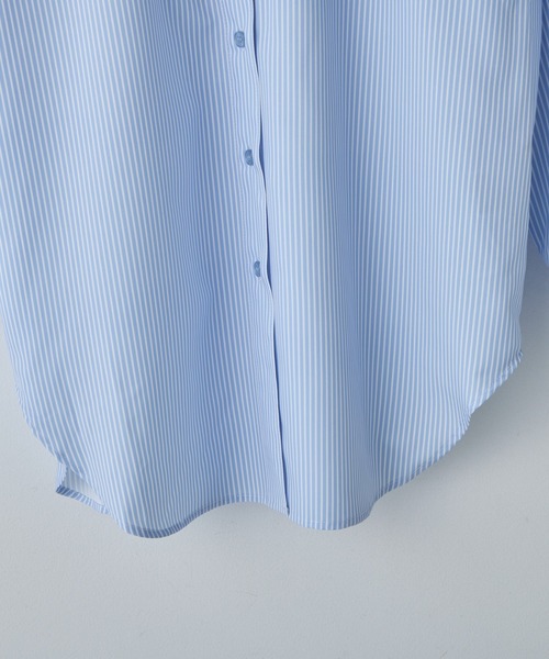 COLONY 2139（コロニートゥーワンスリーナイン）の「シャツラッシュガード（ラッシュガード・レディース・オフホワイト/ブラック/サックスブルー・FREE）」の13枚目の写真