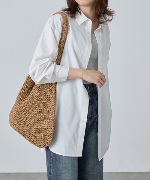 COLONY 2139（コロニートゥーワンスリーナイン）の「シャツラッシュガード（ラッシュガード・レディース・オフホワイト/ブラック/サックスブルー・FREE）」の17枚目の写真