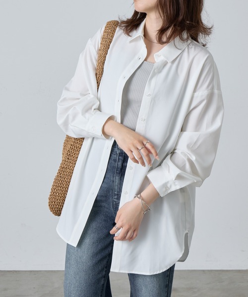 COLONY 2139（コロニートゥーワンスリーナイン）の「シャツラッシュガード（ラッシュガード・レディース・オフホワイト/ブラック/サックスブルー・FREE）」の19枚目の写真