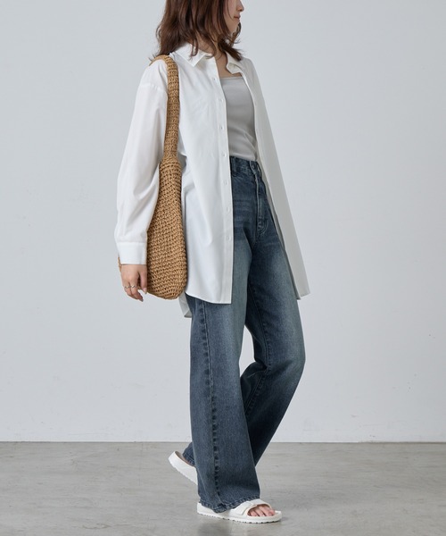 COLONY 2139（コロニートゥーワンスリーナイン）の「シャツラッシュガード（ラッシュガード・レディース・オフホワイト/ブラック/サックスブルー・FREE）」の21枚目の写真