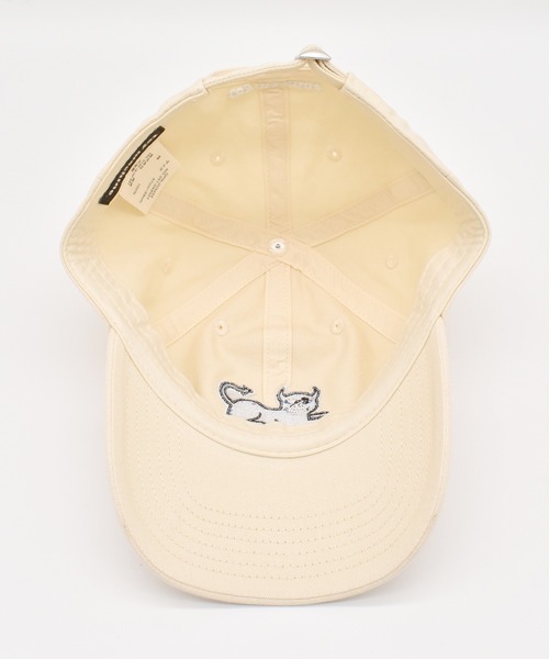 TOY　MACHINE（トイ　マシーン）の「TOY MACHINE/トイマシーン キャップ TMC DEVIL CAT 6P CAP 251045001（キャップ・メンズ・ブラック/ライトオリーブ/ベージュ・FREE）」の11枚目の写真