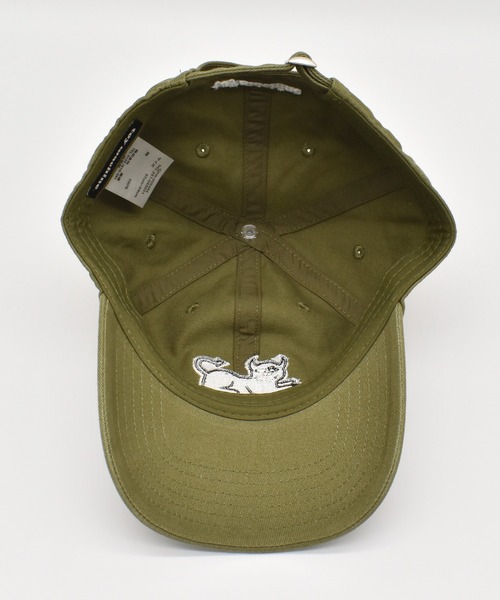 TOY　MACHINE（トイ　マシーン）の「TOY MACHINE/トイマシーン キャップ TMC DEVIL CAT 6P CAP 251045001（キャップ・メンズ・ブラック/ライトオリーブ/ベージュ・FREE）」の15枚目の写真