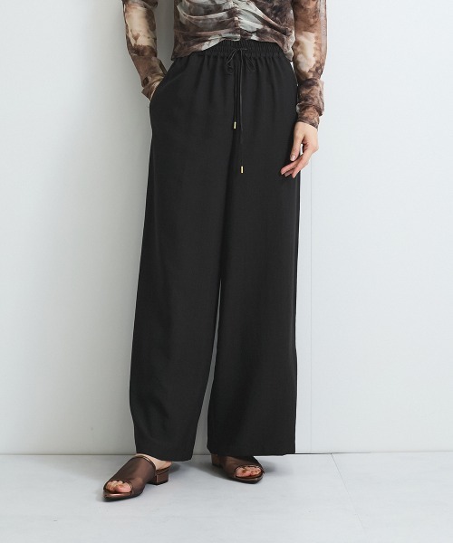 VICKY（ビッキー）の「タンブラーブッチャーイージーパンツ≪セットアップ対応/手洗い可能≫（その他パンツ・レディース・ブラウン/ダークネイビー/グレー系その他/ブルー/チャコールグレー・M）」の2枚目の写真