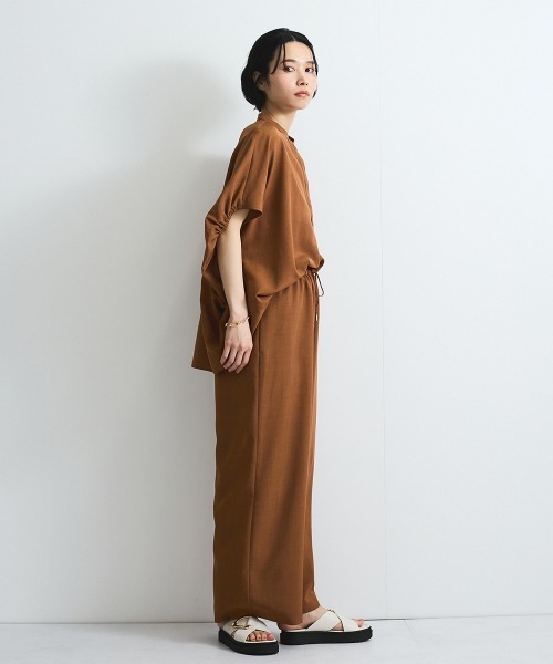 VICKY（ビッキー）の「タンブラーブッチャーイージーパンツ≪セットアップ対応/手洗い可能≫（その他パンツ・レディース・ブラウン/ダークネイビー/グレー系その他/ブルー/チャコールグレー・M）」の18枚目の写真