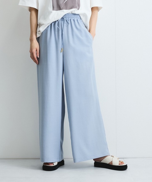 VICKY（ビッキー）の「タンブラーブッチャーイージーパンツ≪セットアップ対応/手洗い可能≫（その他パンツ・レディース・ブラウン/ダークネイビー/グレー系その他/ブルー/チャコールグレー・M）」の22枚目の写真