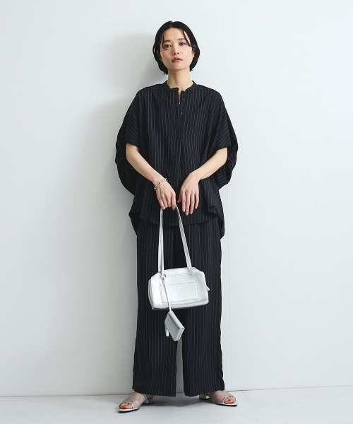 VICKY（ビッキー）の「タンブラーブッチャーイージーパンツ≪セットアップ対応/手洗い可能≫（その他パンツ・レディース・ブラウン/ダークネイビー/グレー系その他/ブルー/チャコールグレー・M）」の10枚目の写真