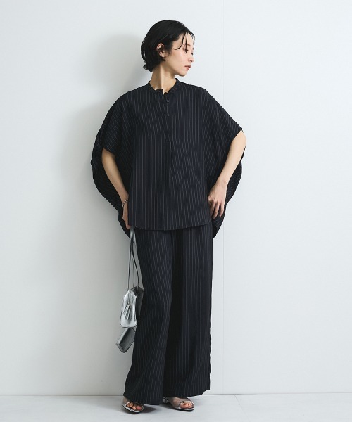 VICKY（ビッキー）の「タンブラーブッチャーイージーパンツ≪セットアップ対応/手洗い可能≫（その他パンツ・レディース・ブラウン/ダークネイビー/グレー系その他/ブルー/チャコールグレー・M）」の11枚目の写真