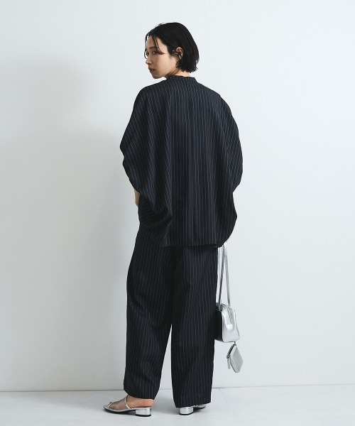 VICKY（ビッキー）の「タンブラーブッチャーイージーパンツ≪セットアップ対応/手洗い可能≫（その他パンツ・レディース・ブラウン/ダークネイビー/グレー系その他/ブルー/チャコールグレー・M）」の14枚目の写真