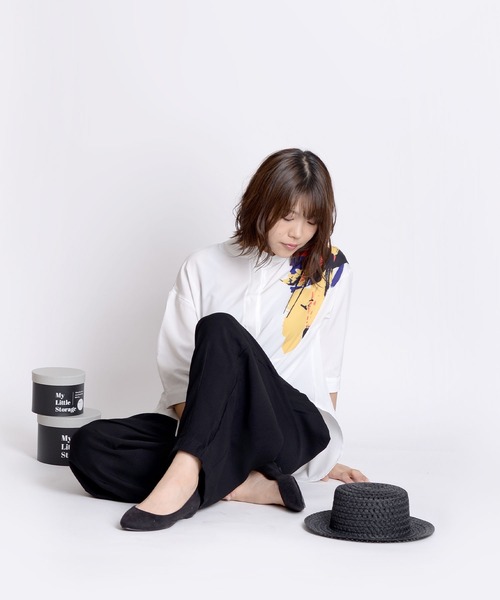 MARAI(マーライ)の「テーパードチノパンツ サルエルパンツ ゆったり(チノパンツ・レディース・ブラック/カーキ/ピンク/グレー/ベージュ・FREE)」の18枚目の写真