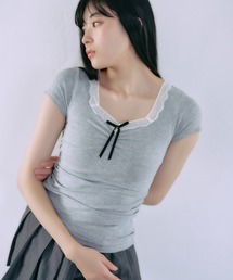 【日本限定】SHIRRING S/S TEE / シャーリングショートスリーブT