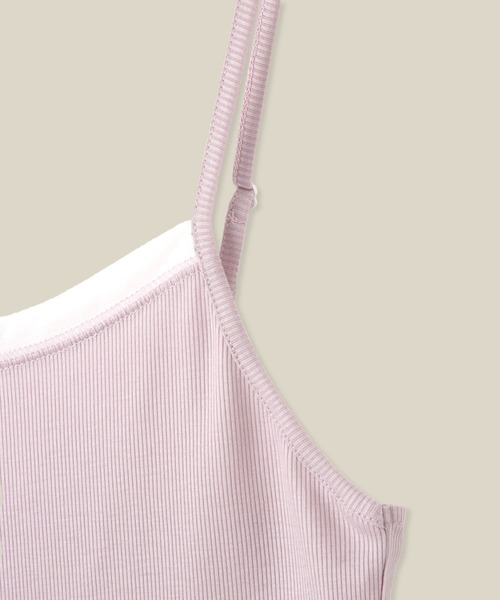 ROPE'(ロペ)の「【WEB・一部店舗限定】【接触冷感/UVカット】前後2WAY チュールコンビアシメキャミソール(キャミソール・レディース・ピンク/ホワイト/ブラック・FREE)」の19枚目の写真