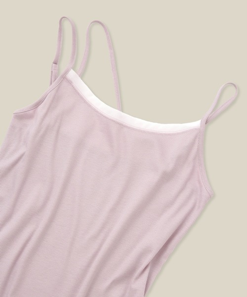 ROPE'(ロペ)の「【WEB・一部店舗限定】【接触冷感/UVカット】前後2WAY チュールコンビアシメキャミソール(キャミソール・レディース・ピンク/ホワイト/ブラック・FREE)」の21枚目の写真