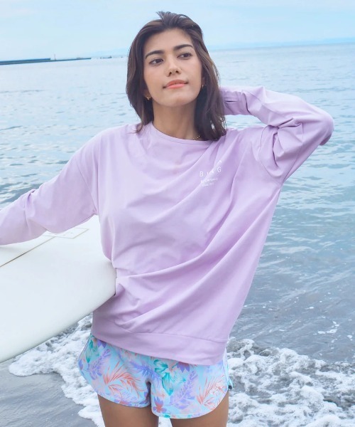 BILLABONG GIRL(ビラボンガール)の「BILLABONG レディース SHADOW TROPIC SHORT BOARDSHORTS ボードショーツ 【2025年春夏モデル】/ビラボンウエストゴムUVケア花柄サーフトランクス・ボードショーツ(水着)(水着・レディース・ブルー/マルチ・MEDIUM/LARGE/SMALL)」の1枚目の写真