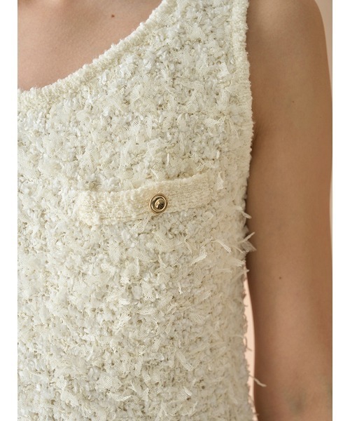 SNIDEL(スナイデル)の「ファンシーヤーンミニワンピース(ワンピース SNIDEL(スナイデル)の「ファンシーヤーンミニワンピース(ワンピース