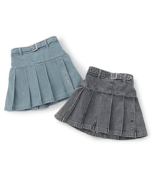 セール】ベルトつきプリーツスカート インナーパンツセット