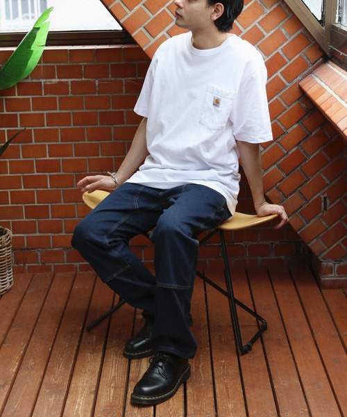 セール】Carhartt リラックスフィットダブルニーデニム（デニム