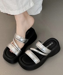 厚底サンダル スリッパサンダル 夏