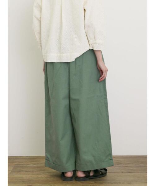 Samansa Mos2（サマンサ モスモス）の「【S/Mサイズ】ベルト付きチノワイドパンツ（その他パンツ・レディース・チャコールグレー/ベージュ/グリーン・M/S）」の18枚目の写真
