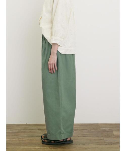 Samansa Mos2（サマンサ モスモス）の「【S/Mサイズ】ベルト付きチノワイドパンツ（その他パンツ・レディース・チャコールグレー/ベージュ/グリーン・M/S）」の14枚目の写真