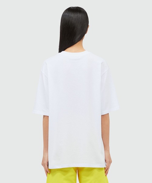 MSGM(エムエスジーエム)の「MSGM グラフィックFLOWER 刺繍ロゴTシャツ(Tシャツ/カットソー・レディース・ホワイト・S)」の3枚目の写真