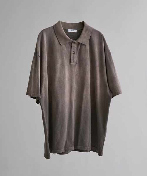 epnok（エプノック）の「フェードカラールーズ半袖ポロシャツ（ポロシャツ・メンズ・ブラック/アッシュグレー/ブルー/ダークブラウン・SMALL/MEDIUM/LARGE）」の20枚目の写真