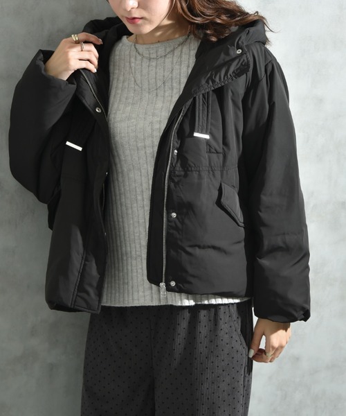 セール】ワークフードヨークピュアダウン（ダウンジャケット/コート