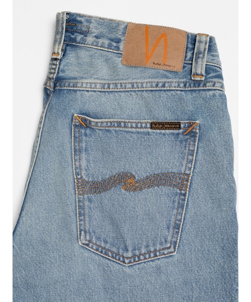 Nudie Jeans(ヌーディージーンズ)の「Nudie Jeans/ヌーディージーンズ Steady Eddie II / レギュラーテーパード ジーンズ / Long Lost / レングス30(デニムパンツ・メンズ・ライトインディゴブルー・28inch/34inch/33inch/32inch/31inch/30inch/29inch)」の5枚目の写真