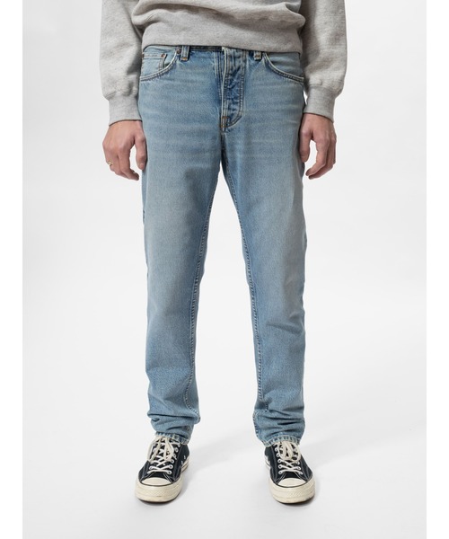 Nudie Jeans(ヌーディージーンズ)の「Nudie Jeans/ヌーディージーンズ Steady Eddie II / レギュラーテーパード ジーンズ / Long Lost / レングス30(デニムパンツ・メンズ・ライトインディゴブルー・28inch/34inch/33inch/32inch/31inch/30inch/29inch)」の8枚目の写真
