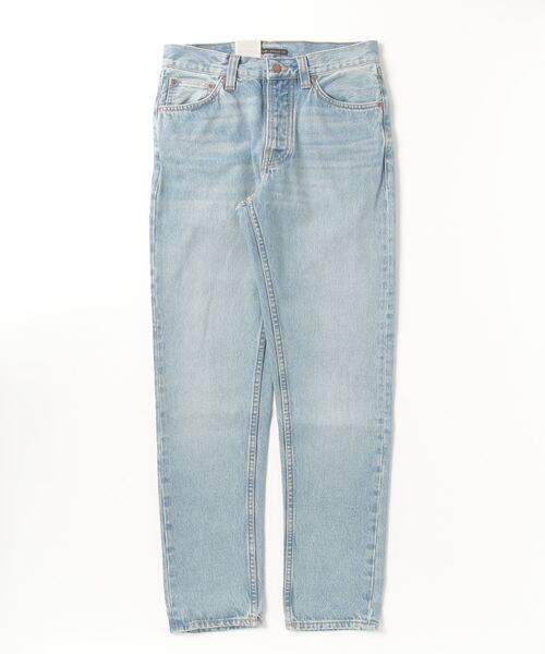 Nudie Jeans(ヌーディージーンズ)の「Nudie Jeans/ヌーディージーンズ Steady Eddie II / レギュラーテーパード ジーンズ / Long Lost / レングス30(デニムパンツ・メンズ・ライトインディゴブルー・28inch/34inch/33inch/32inch/31inch/30inch/29inch)」の11枚目の写真
