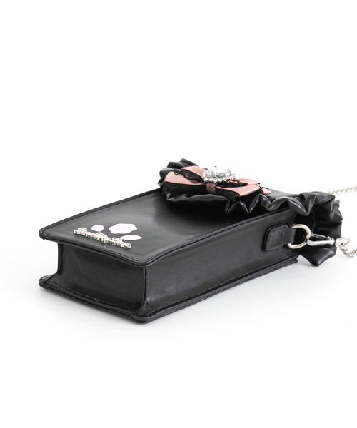 DearMyLove(ディアマイラブ)の「【Yes!プリキュア5Go!Go!×DML】フリルスマホショルダーバッグ(ショルダーバッグ・レディース・ブラック/ベビーピンク・FREE)」の17枚目の写真