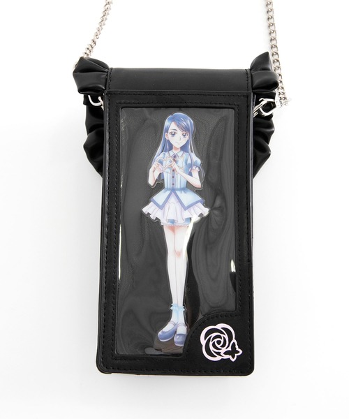 DearMyLove(ディアマイラブ)の「【Yes!プリキュア5Go!Go!×DML】フリルスマホショルダーバッグ(ショルダーバッグ・レディース・ブラック/ベビーピンク・FREE)」の7枚目の写真
