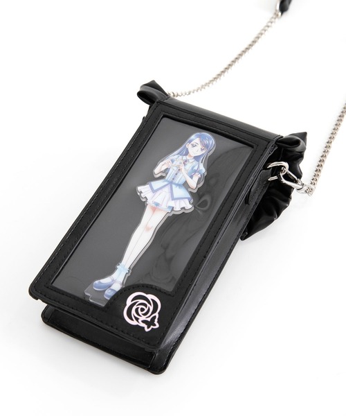 DearMyLove(ディアマイラブ)の「【Yes!プリキュア5Go!Go!×DML】フリルスマホショルダーバッグ(ショルダーバッグ・レディース・ブラック/ベビーピンク・FREE)」の6枚目の写真