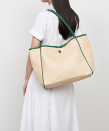 カシュカシュ cachecache / 雑材風通しハンドルトート