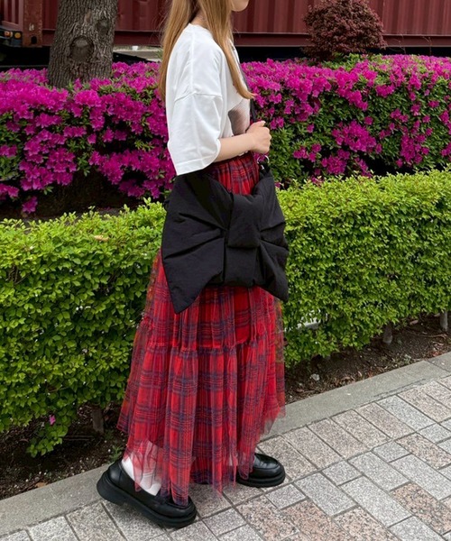 kutir（クティール）の「kutirlune／2way ビッグリボンバッグ（ショルダーバッグ・レディース・イエロー/ブラック/レッド・FREE）」の17枚目の写真