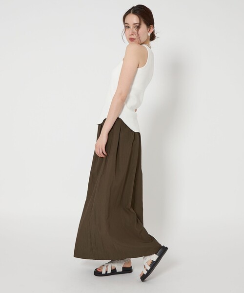 BEAUTY&YOUTH UNITED ARROWS（ビューティーアンドユースユナイテッドアローズ）の「レザーライクメッシュ クロスサンダル（サンダル・レディース・ブラック/ホワイト・38/37/36）」の18枚目の写真