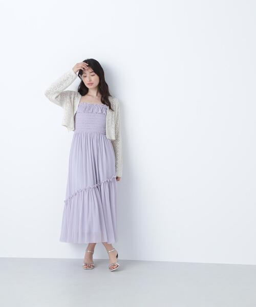 NATURAL BEAUTY BASIC（ナチュラルビューティーベーシック）の「◇クロシェラメカーディガン（カーディガン/ボレロ・レディース・オフホワイト/ピンク/ブラック・FREE）」の18枚目の写真