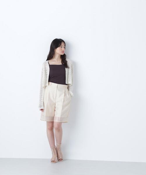 NATURAL BEAUTY BASIC（ナチュラルビューティーベーシック）の「◇クロシェラメカーディガン（カーディガン/ボレロ・レディース・オフホワイト/ピンク/ブラック・FREE）」の21枚目の写真