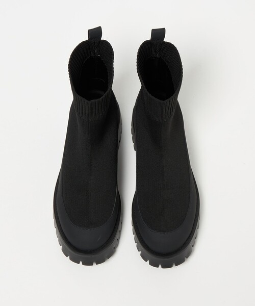 UNITED ARROWS(ユナイテッドアローズ)の「レイン ニットブーツ(レインシューズ・レディース・ブラック・38/35/36/37/35h/36h/37h)」の5枚目の写真